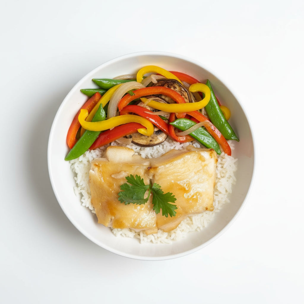 Mustard Soy Glazed Salmon